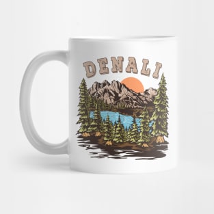 denali national park mountains Mug